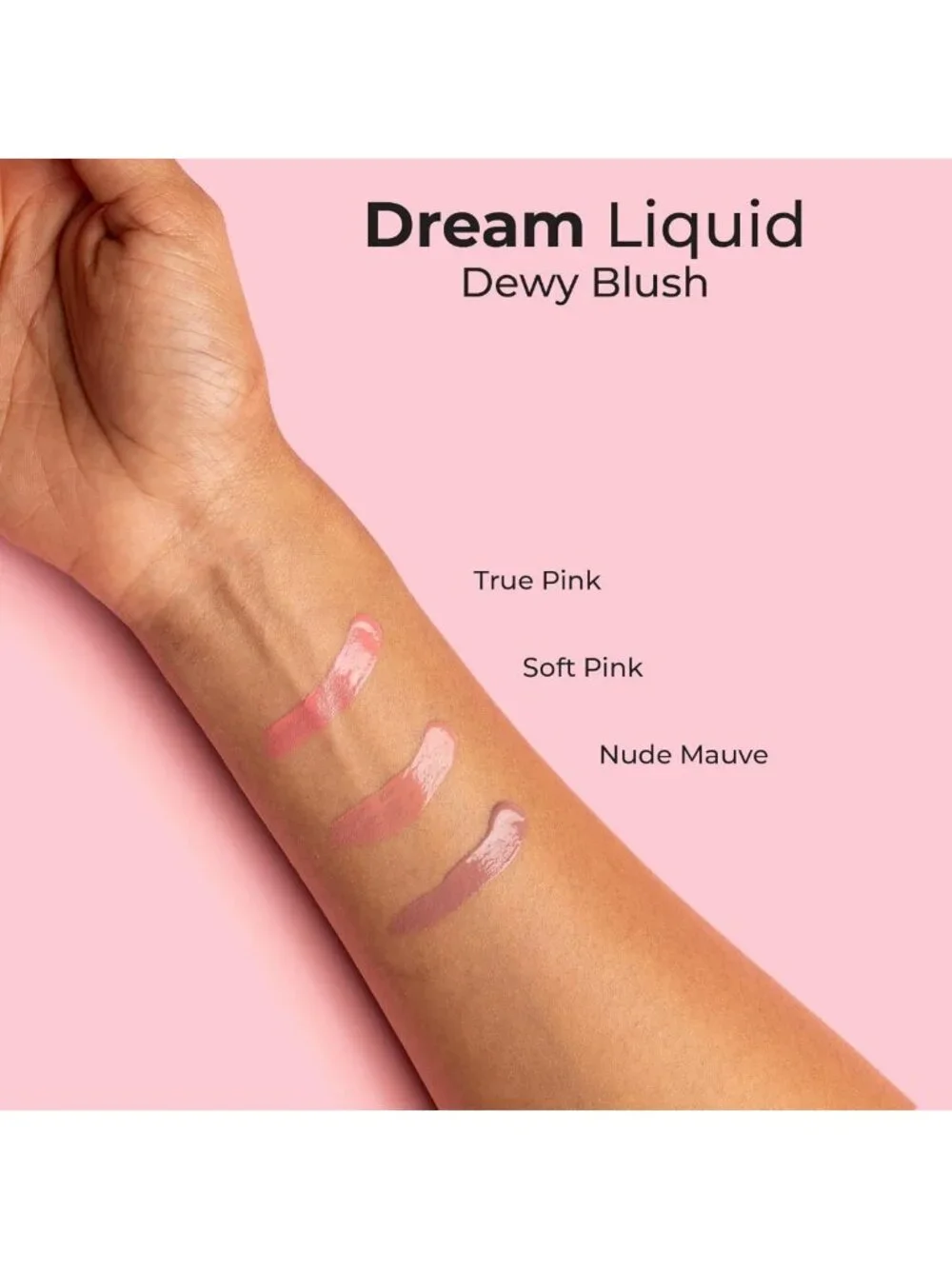 Dream Liquid Dewy Blush - Cool Pink, Hydrating Formula for Radiant Glow